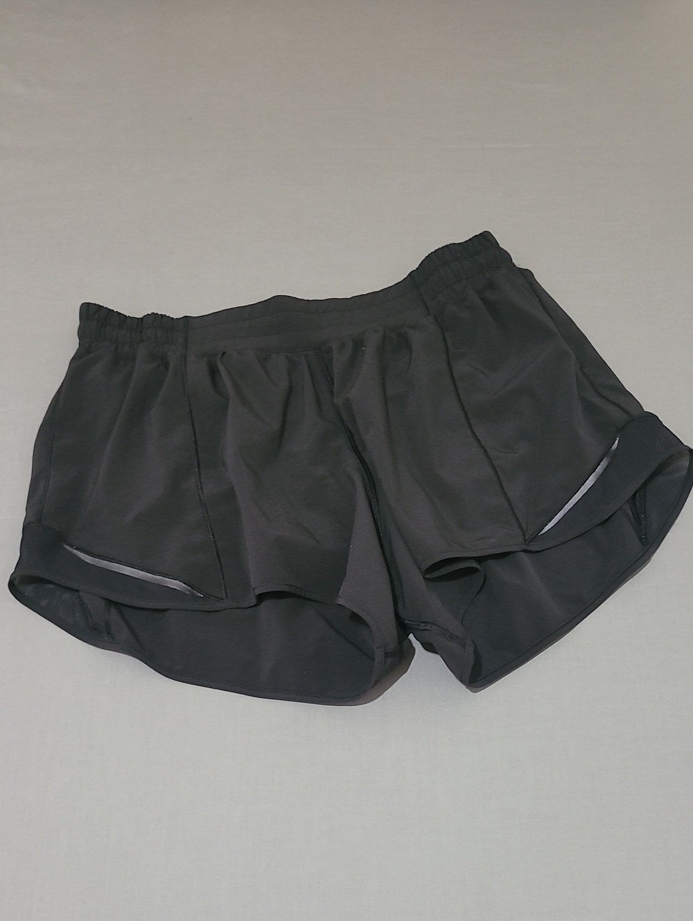 lululemon athletica Black Running Shorts with Inner Liner